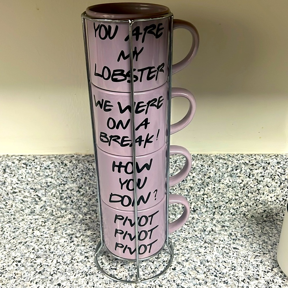 NWOT F•R•I•E•N•D•S mug/espresso set